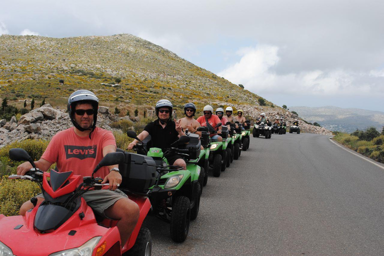 Creta: Excursión en quad todoterreno a pueblos con traslados al hotel