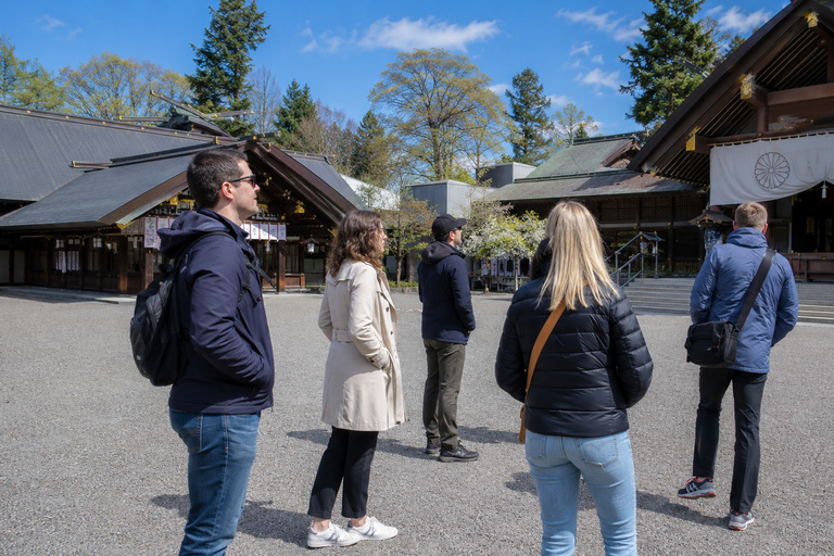 Sapporo: Hokkaido Shrine, Forest & Local Café Walk
