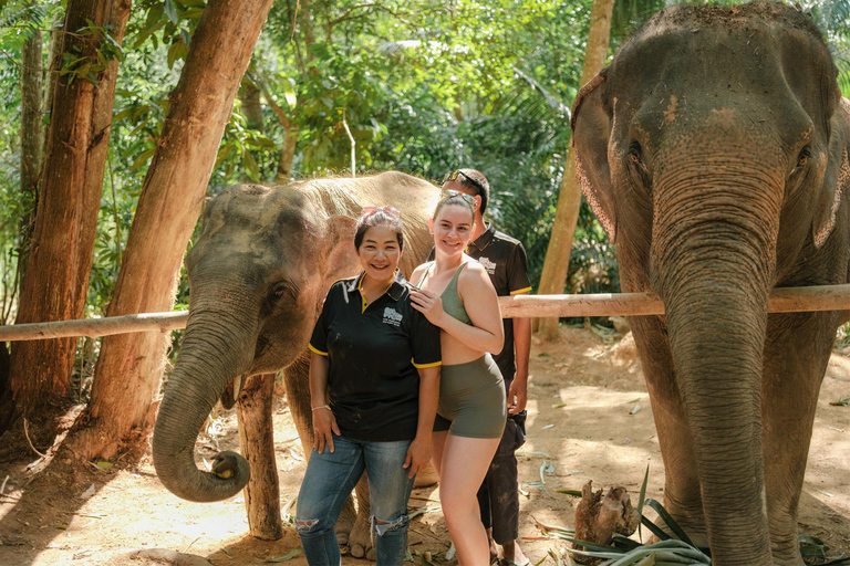 Krabi: Alimentar a los elefantes y hacerse fotos con ellos