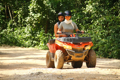 Playa del Carmen: Avontuur met ATV, Zipline en natuurlijk zwembad