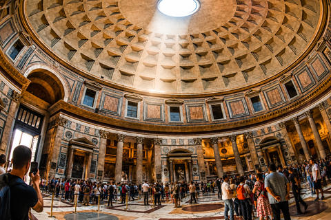 Rome Pantheon Night Tour with Local Host & Guide Entry Ticket + Audio Guide Experience