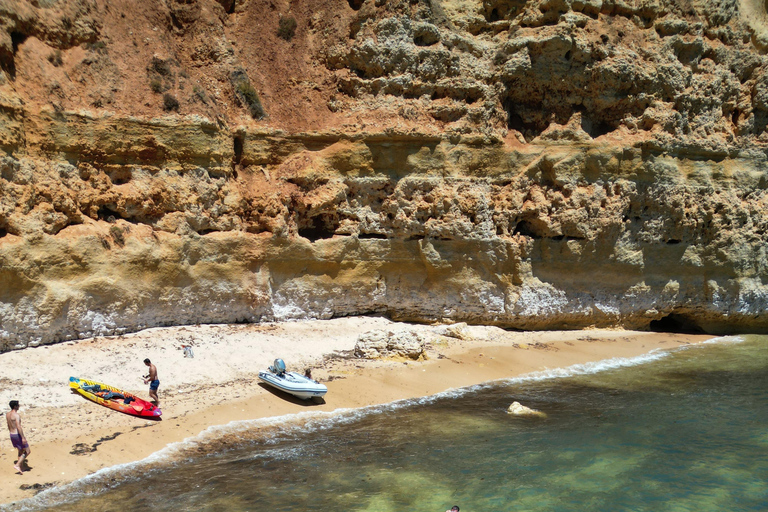 Visite guidée des grottes de Benagil et des plages sauvages avec un guide localLagoa : Visite guidée de la grotte de Benagil en kayak avec un guide local