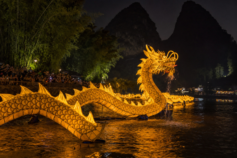 Yangshuo: Shangri-La Scenic Area & Yulong River Rafting Tour Half-Day Tour+Golden Dragon Viewing (Only Sat.)