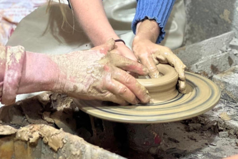 Handmade pottery class in Santorini
