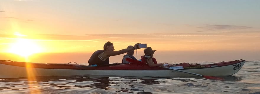 Marciana Marina : Excursion nocturne en kayak de mer avec arrêt baignade