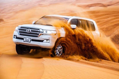 Dubai: Desert Safari with Quad Bike, Camel Ride & BBQ, Shows