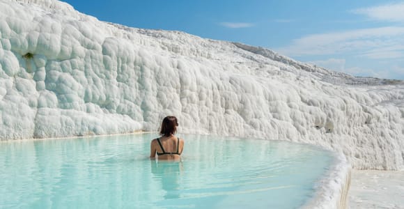 From Marmaris: Pamukkale Cotton Castle & Hierapolis Day Trip