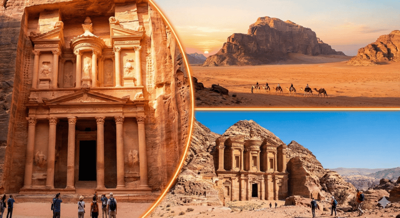 Petra a Wadi Rum: Celodenní soukromá nebo skupinová prohlídka