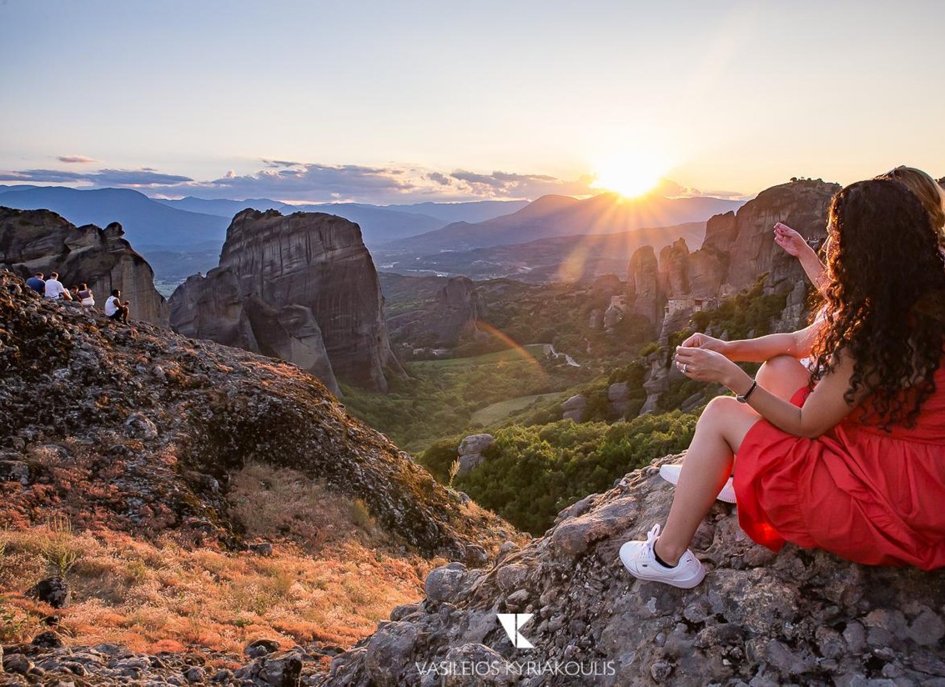 Fra Athen: Dagstur til Meteora med start kl. 9.00, stop ved havet, grotter og frokost