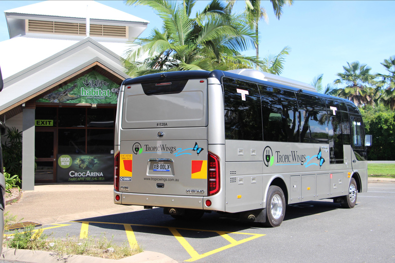 Från Cairns: Daintree, Mossman Gorge och Wildlife HabitatDaintree, Mossman Gorge och livsmiljöer för vilda djur