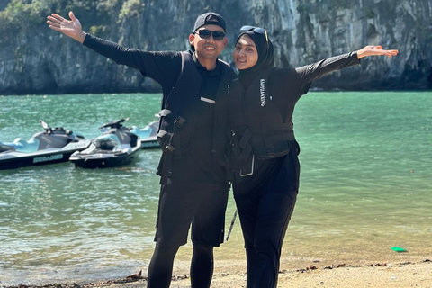 Excursión en moto acuática por la isla de Langkawi Parque Geoforestal de KilimPiloto único