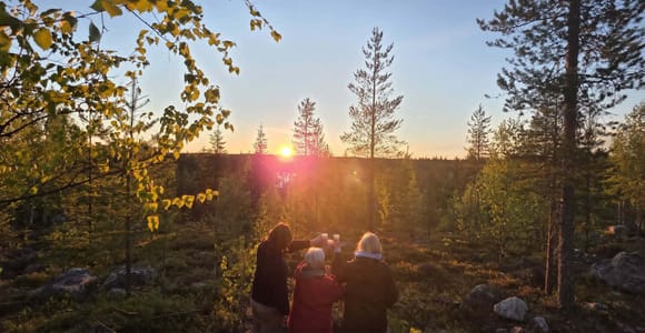 From Rovaniemi: The perfect spot for the midnight sun