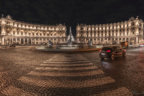 Rome by Night: Enchanting Golf Cart Tour with Wine, Cocktails, and History