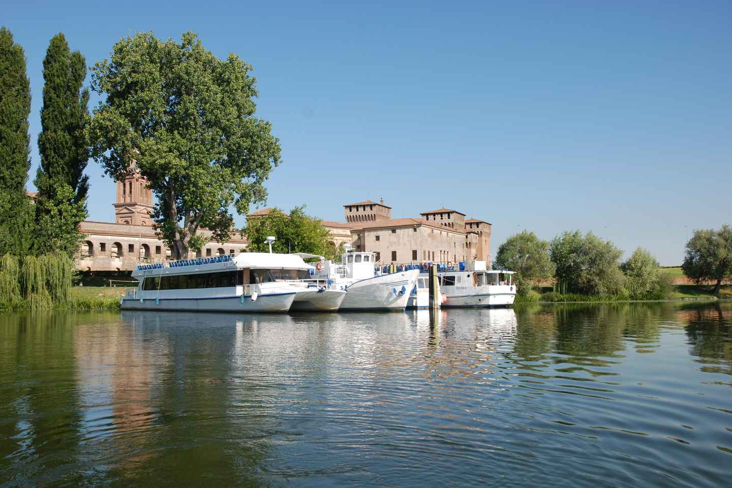 Mantua: Guided Panoramic Boat Tour "City, Lakes, and Natural Park"