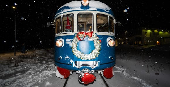 Rovaniemi Insider: Night Train with Santa in a Winter Forest