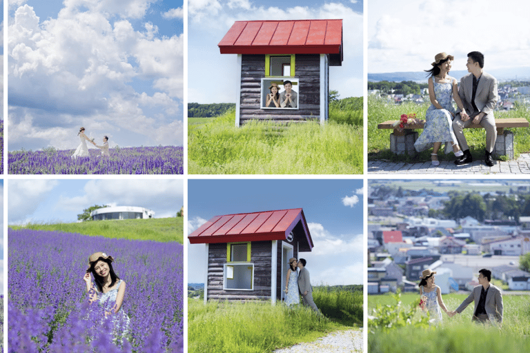 Hokkaido: Wedding Photo Tour with Snowy Landscapes & Styling