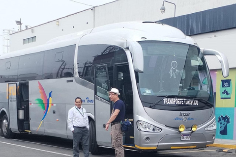 من هواكاتشينا: خطوط نازكا - أريكويبا - وادي كولكا - حافلة إلى بونو