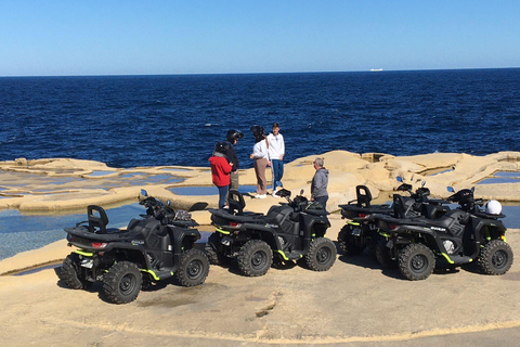 From Malta: Blue Lagoon and Gozo Tour w/Quads and Dinner Shared Quad