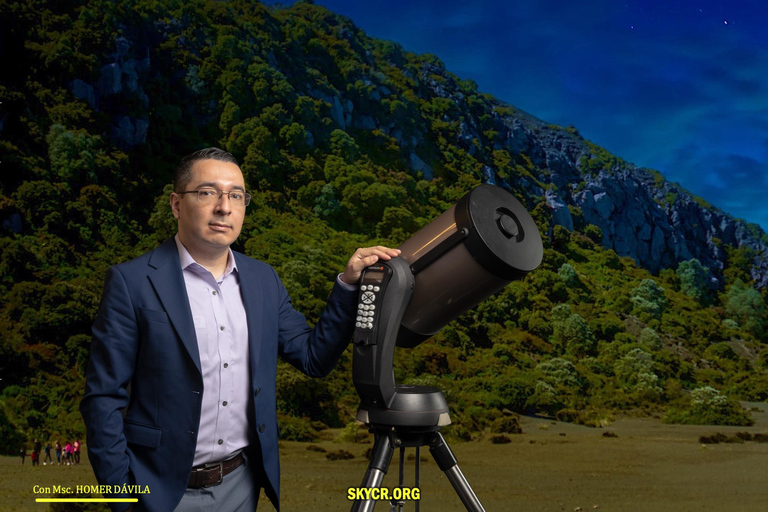 Telescopagem no vulcão Irazú