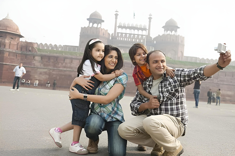 Tour di un giorno a Old Delhi e New Delhi in auto con guidaTour privato con macchina, autista e guida