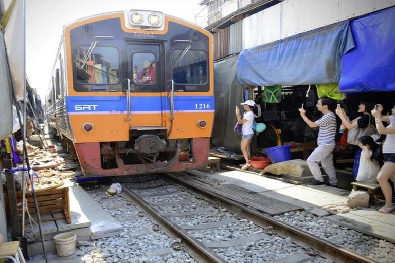 Bangkok Maeklong Railway & Floating Market VIP Tour