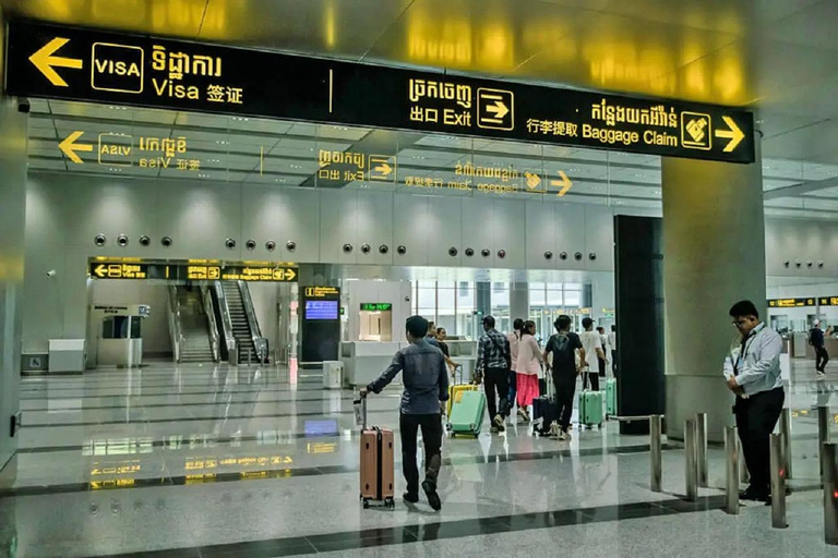 Transfert aller-retour : Entre l&#039;aéroport et la ville de Siem Reap