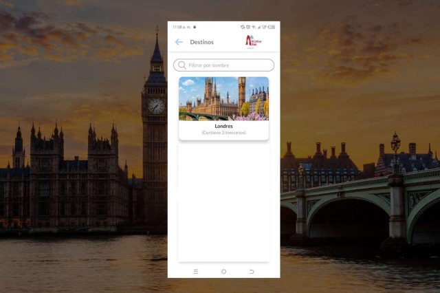 APP Self-Guided Route Londres with multi-language Audioguide