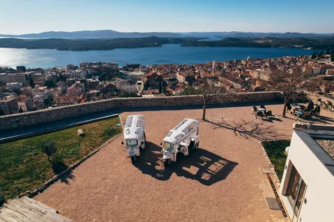 Šibenik: 3 fästningar Eco Tuk Tuk-tur och Panorama