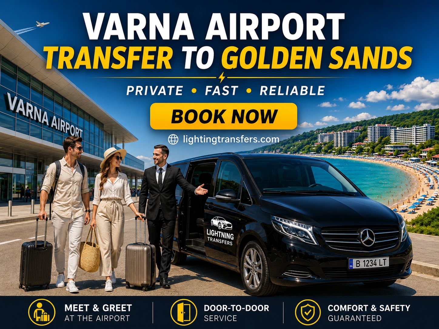 Flughafen Varna/Varna Stadt - Golden Sands