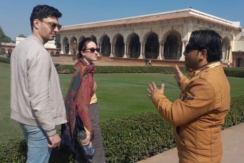 Depuis Jaipur : Visite du Taj Mahal Agra et Fatehpur en voiture le même jourDepuis Jaipur : Visite du Taj Mahal et d'Agra en voiture le même jour