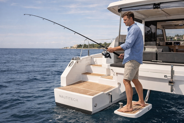 Gouves: Dia Island Catamaran Cruise with Swimming&Snorkeling