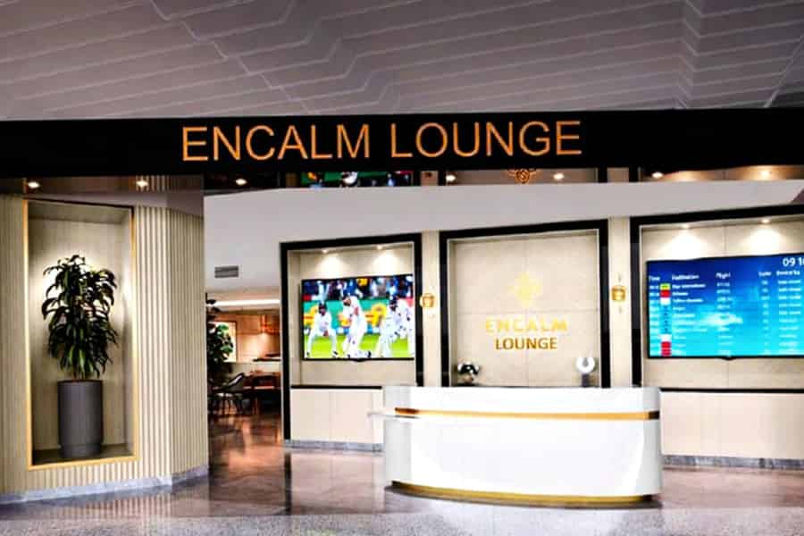 DEL Indira Gandhi International Airport Zugang zur Encalm Lounge am Flughafen. Foto: GetYourGuide