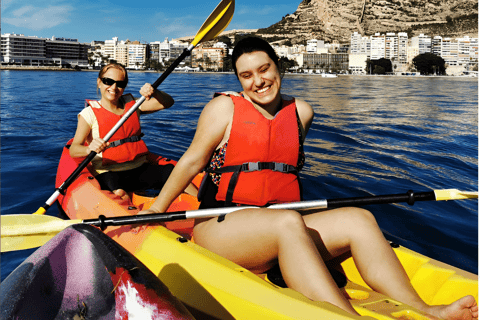 Playa de San Juan: Alquiler Kayak Doble 2 Horas +Bocadillo y Bebida