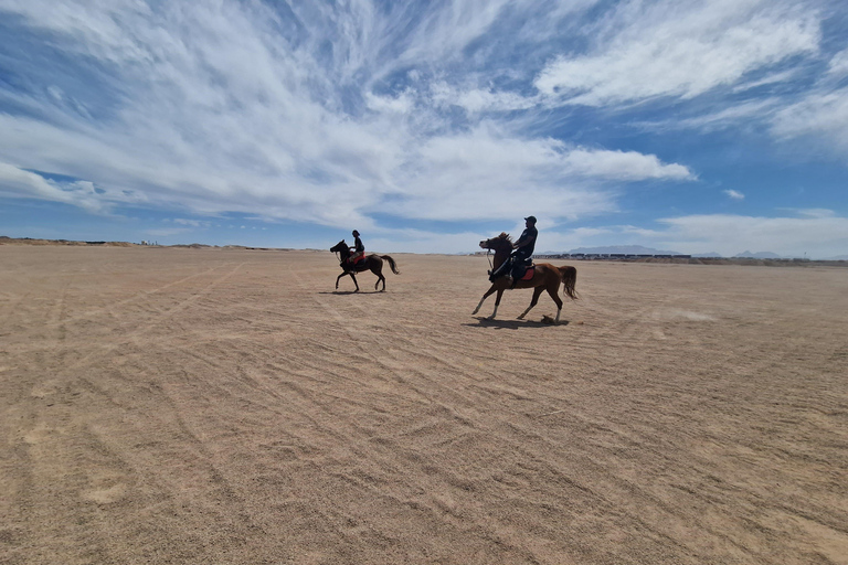 Hurghada: Desert and Red Sea Horseback Riding Tour