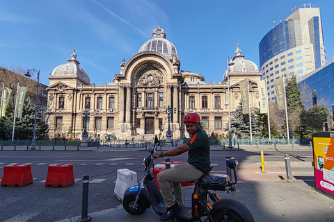 Visite de la ville électrique de Bucarest par Smart Balance #green