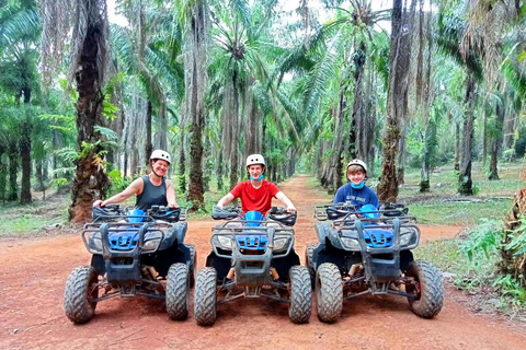 Krabi : Zipline, quad et escalade à la cordeJournée entière de zipline