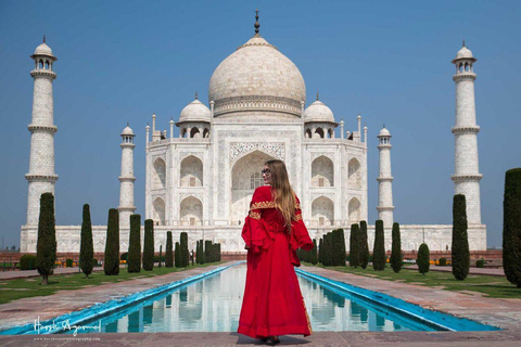 Jaipur/Delhi: Same Day Taj Mahal Agra Tour with PhotographerJaipur/Delhi: Taj Mahal Tour with photographer (No Tickets)