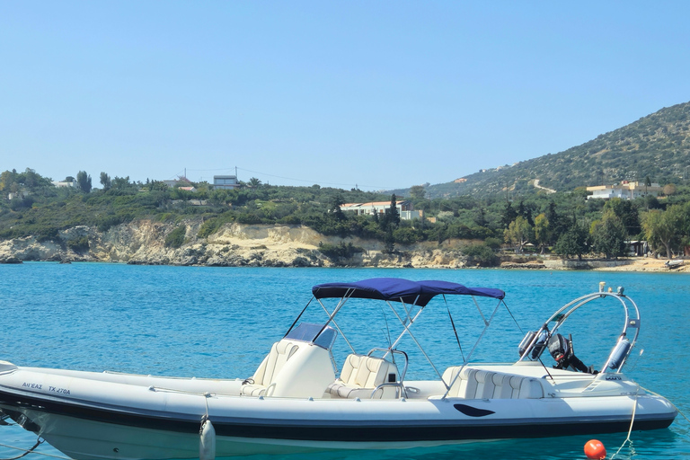 Kissamos : Croisière privée en semi-rigide vers la lagune de Balos et Gramvousa