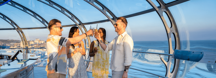 Brighton : entrée à l'i360 et champagne (boisson sans alcool pour les moins de 18 ans)