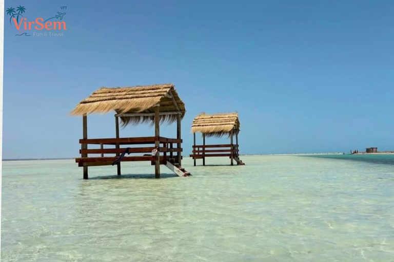 From Djerba: Pirate Adventure & White Sand Beach in Zarzis!