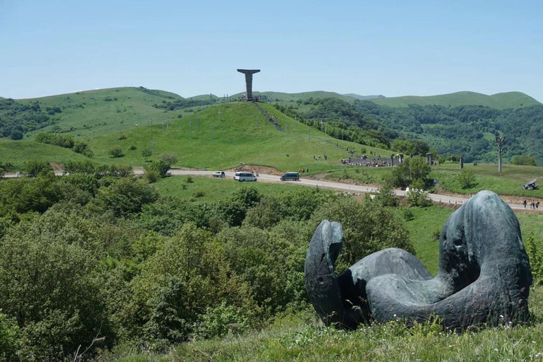 Dashbashi Canyon, Asureti village, and Didgori monument.