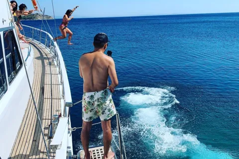 Mykonos : Croisière sur les îles de Delos et de Rhénia avec repas barbecue