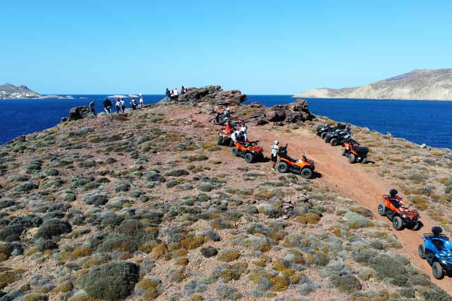 Quad-Verleih, um Mykonos auf Rädern zu erkunden. Foto: GetYourGuide Quad-Verleih, um Mykonos auf Rädern zu erkunden. Foto: GetYourGuide