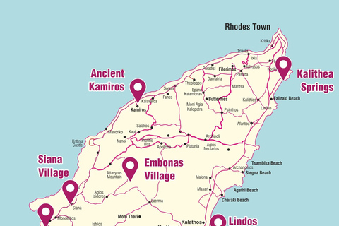 Rhodes Guided Island Tour: Kallithea, Kamiros & Highlights