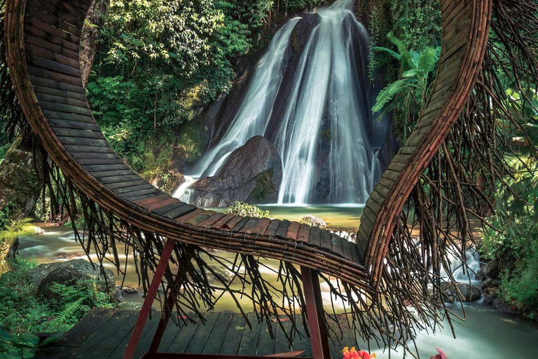 North Bali: Taman Ayun Temple, Jatiluwih, Campuhan Waterfall North Bali Tour with Central Bali Area pick up