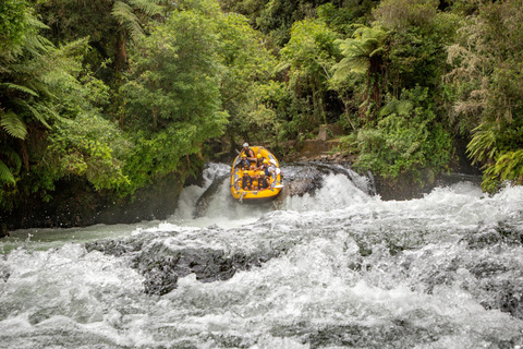 Rotorua Ziplines: Rafting + Hot Pool Combo - FREE Sauna