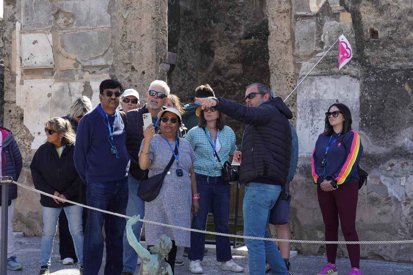 Frá Róm: Dagsferð til Pompei, með leiðsögn eða miða