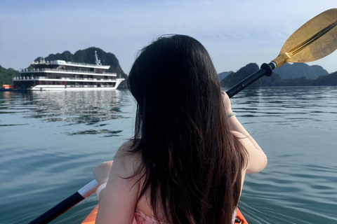 3D2N Lan Ha Bay 5 Star Cruise: Cat Ba island, swim, kayaking Senior Suite with private balcony - 2nd floor