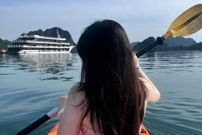 3D2N Lan Ha Bay 5 Star Cruise: Cat Ba island, swim, kayaking Senior Suite with private balcony - 2nd floor