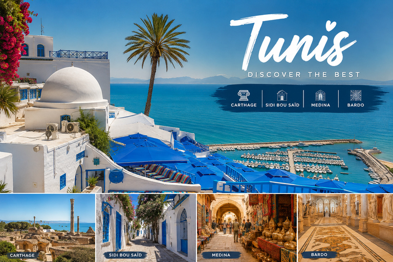 Tunis Express :Carthage, Sidi Bou Saïd & Médina with GENZ